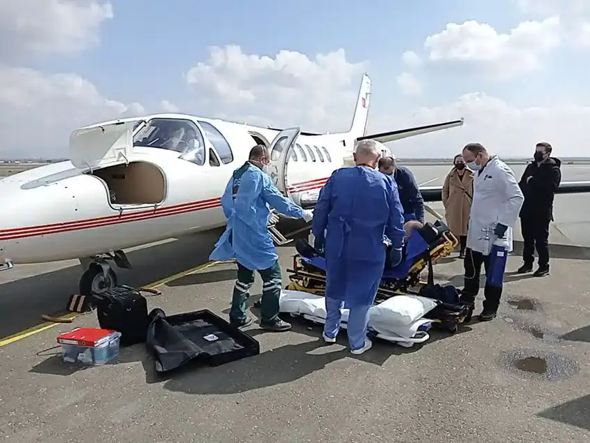 özel uçak ile hasta taşıma