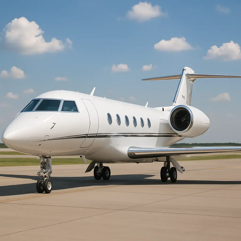 private jet in teterboro
